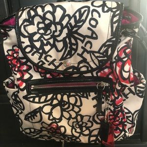 Coach Rose Poppy Backpack